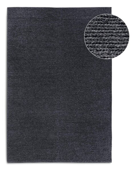 Ciemnoszary wełniany dywan tkany ręcznie 60x90 cm Francois – Villeroy&Boch