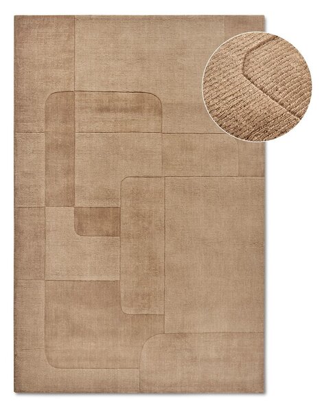 Beżowy wełniany dywan tkany ręcznie 80x150 cm Charlotte – Villeroy&Boch