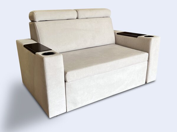 Nowoczesna sofa dwuosobowa Malaga w minimalistycznym designie