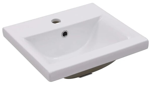 Biała ceramiczna umywalka łazienkowa R6-G34