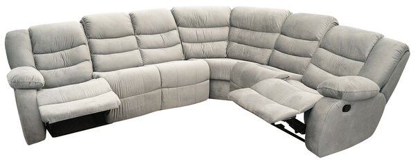 Narożnik BORYS 270/320 cm 2 x funkcja relax, tkanina obiciowa
