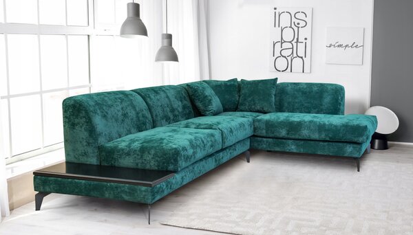 Narożnik 280/210 cm w stylu skandynawskim Sztokholm tkanina PREMIUM