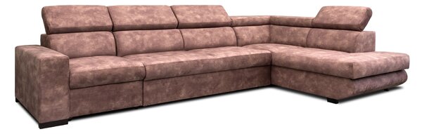 Narożnik rozkładany 330/200 cm Jerry I relax rozkładany, ruchome zagłówki
