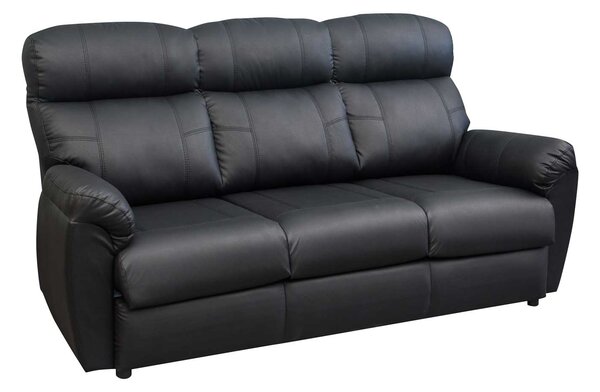 Skórzana sofa Monaco trzyosobowa w wersji klasycznej bez funkcji