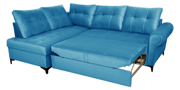 Narożnik MARVEL II 240/170 cm z funkcją spania w tkaninie PREMIUM