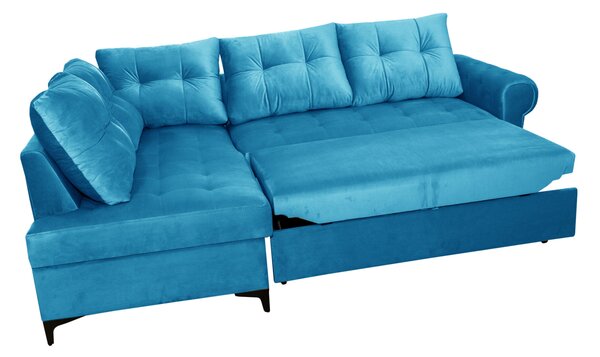 Narożnik MARVEL II 240/170 cm z funkcją spania w tkaninie PREMIUM
