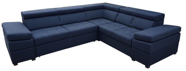 Narożnik INFINITY I 300/260 cm funkcja spania, ruchome zagłówki w tkaninie plamoodpornej