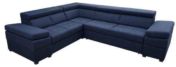 Narożnik INFINITY I 300/260 cm funkcja spania, ruchome zagłówki w tkaninie plamoodpornej