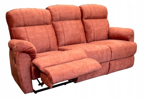 Trzyosobowa sofa wypoczynkowa MONACO 2 x relax manualny