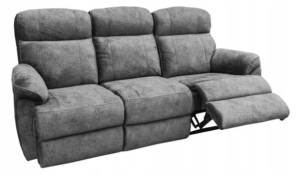 Trzyosobowa sofa wypoczynkowa MONACO 2 x relax manualny