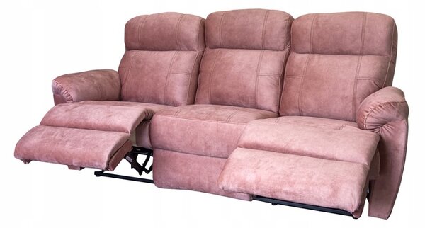 Trzyosobowa sofa wypoczynkowa MONACO 2 x relax manualny
