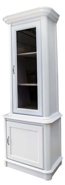 Witryna Dębowa Oliwia 1 wys. 206 cm w kolorze białym