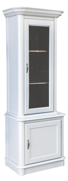 Witryna Dębowa Oliwia 1 wys. 206 cm w kolorze białym