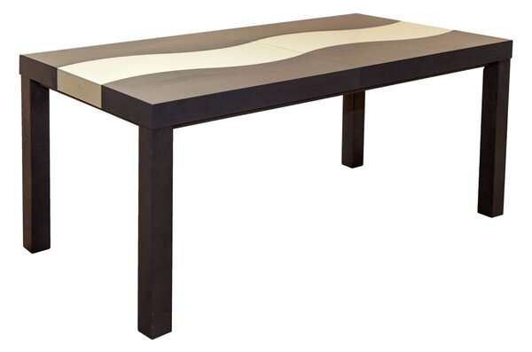 ZESTAW MEBLI do jadalni/salonu Stół HENRYK FALA 160 cm + 50 cm wkładka + 6 Krzeseł K95