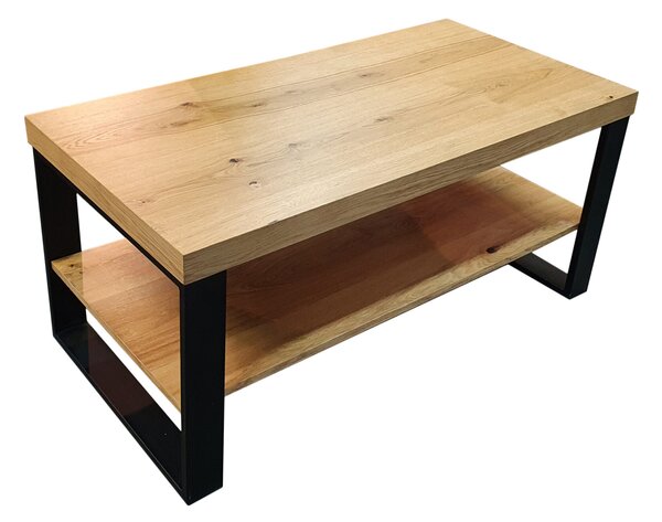 Ława w stylu LOFT z półką