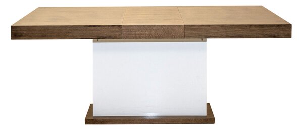 ZESTAW MEBLI do jadalni/salonu - Stół 160+40 cm wkładka SJ10 + 4 Krzesła KW76