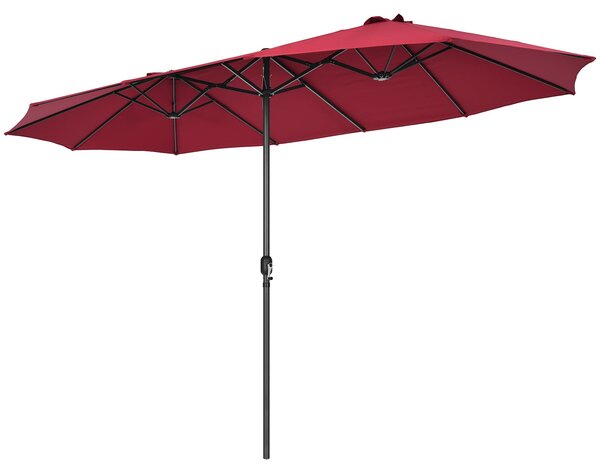 Podwójny parasol ogrodowy