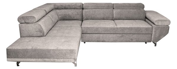 Narożnik KRIS I 280/210 cm funkcja spania, ruchome zagłówki i podłokietnik