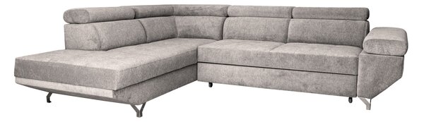 Narożnik KRIS I 280/210 cm funkcja spania, ruchome zagłówki i podłokietnik