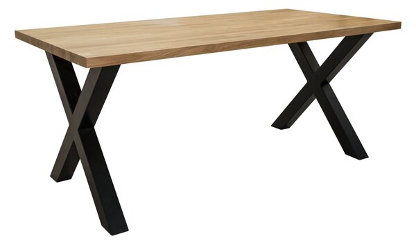 Stół Carbon 200/100 cm w stylu industrialnym