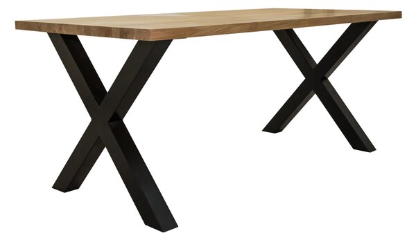 Stół Carbon 200/100 cm w stylu industrialnym