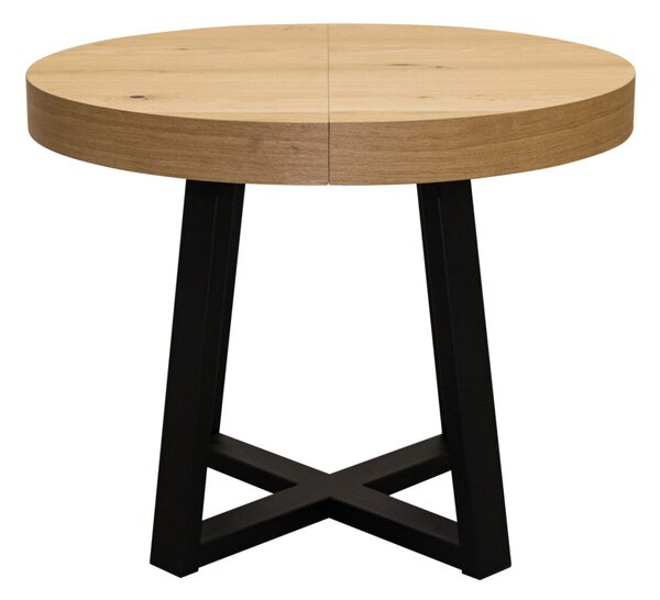 Stół rozkładany 100 + 40 cm SJ971 styl loft industrialny