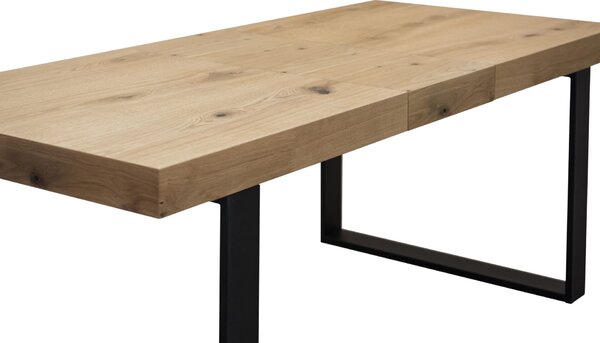 Stół rozkładany 160/90 + 40 cm SJ51 w stylu loft industrialny