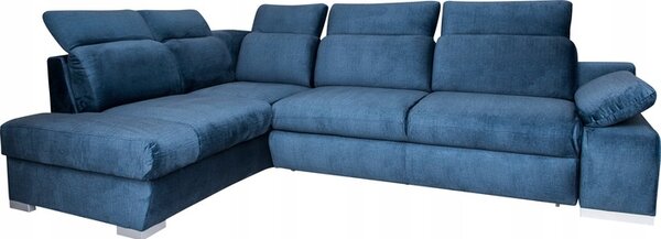 Narożnik OLSEN II 270x190 cm ruchome zagłówki z funkcją spania