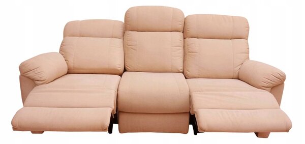 Trzyosobowa sofa wypoczynkowa MONACO 2 x relax manualny