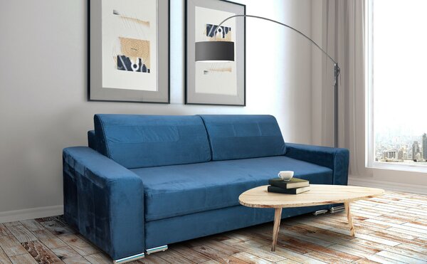 Sofa GORDON w tkaninie plamoodporna z funkcją spania