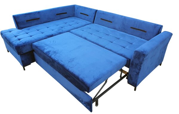 Narożnik LOFTI II 230/170 cm z funkcją spania, Styl Loft