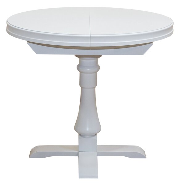 Stół z krzesłami, stół okrągły Cezary fi 100 cm + 4 krzesła Cross W
