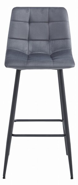 Hoker ARCETO VELVET z czarnymi nogami, ciemnoszary