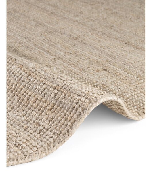 Kremowy okrągły dywan z juty ø 160 cm Bouclé Jaipur – Hanse Home