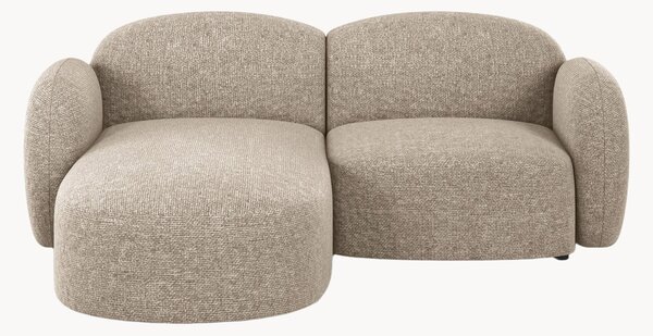 Sofa narożna z szenilu Blair