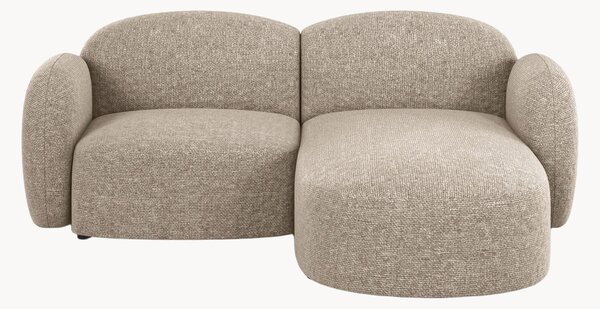 Sofa narożna z szenilu Blair