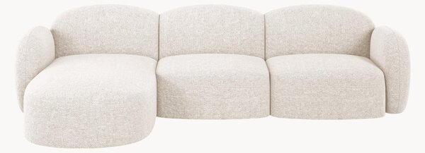 Sofa narożna z szenilu Blair
