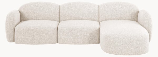 Sofa narożna z szenilu Blair