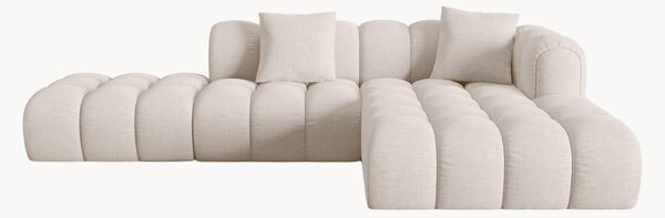 Narożna sofa modułowa z szenilu Arden (4-osobowa)