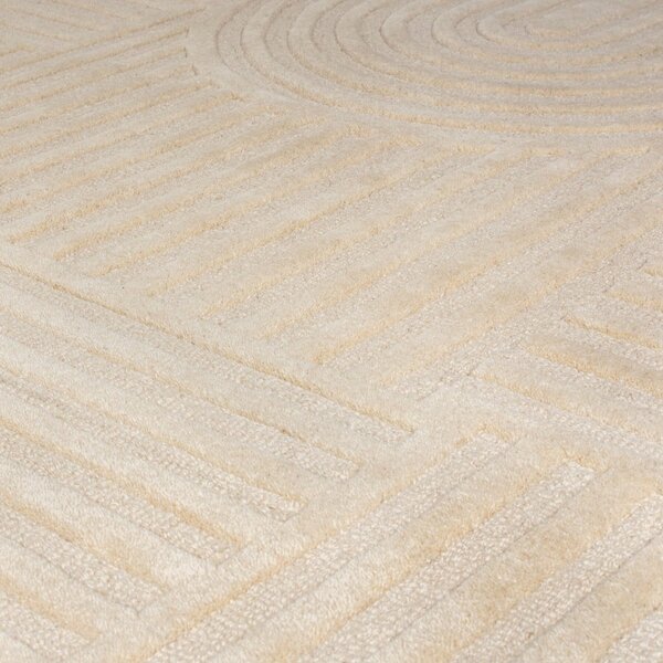 Beżowy dywan wełniany Flair Rugs Zen Garden, 120x170 cm