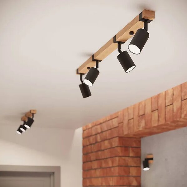 Trzypunktowa loftowa lampa z ruchomymi spotami - A579 W5-M24