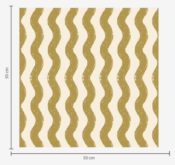 Tapety Falisty żółty wzór na kremowym tle, Tapety Geometryczne, Tapety w paski, a01188v5 : Uwalls.pl