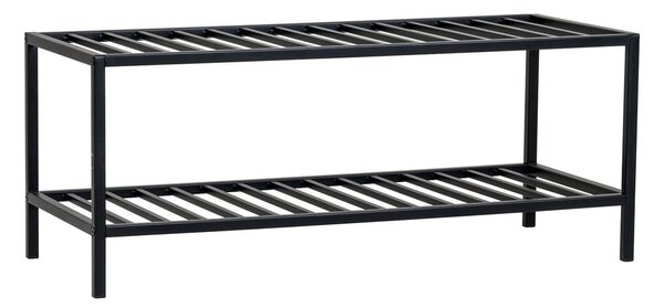 Czarna metalowa szafka na buty Vita – House Nordic