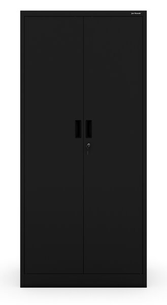 Szafa metalowa biurowa z 4 półkami czarna, 1750x800x400 mm: JAN Compact