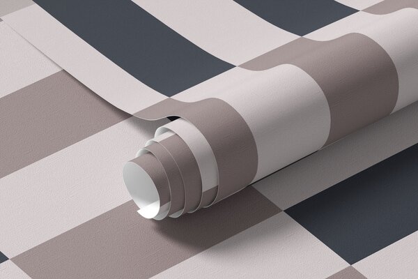 Fototapety Wzór w paski w odcieniach kremowym i ciemnoniebieskim, Fototapety Geometryczne, w05150v2 : Uwalls.pl