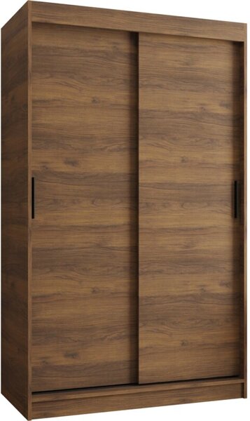 Szafa przesuwna garderoba Rubino T 120 wys. 200 cm orzech warmia