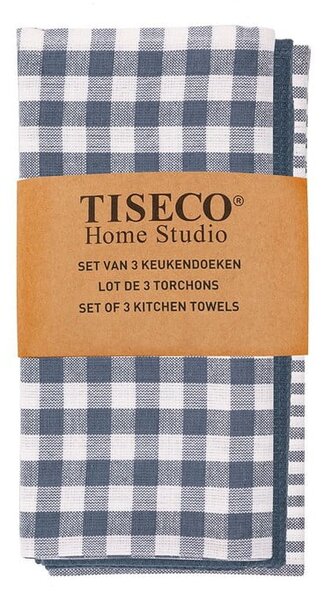 Bawełniane ścierki zestaw 3 szt. 70x50 cm Lines – Tiseco Home Studio