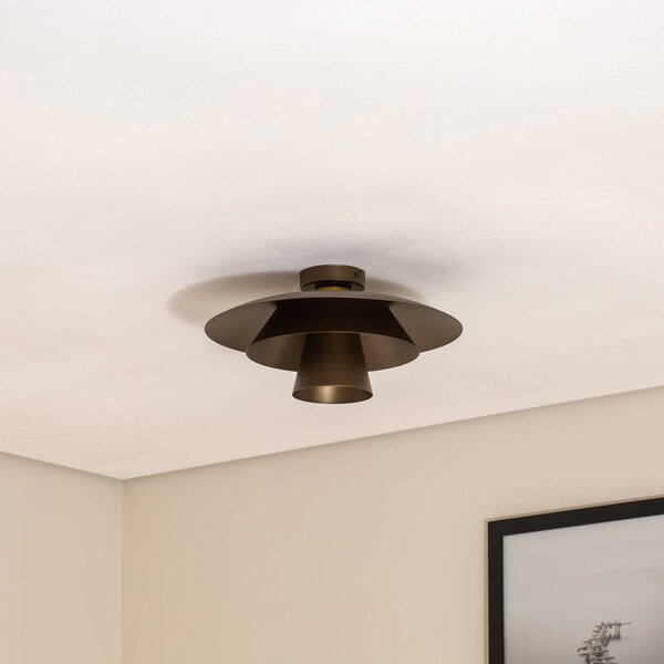 Lampa sufitowa Plato Luminex, możliwość ściemniania, aluminiowy / szary / cynkowy, salon / jadalnia, metal, nowoczesny