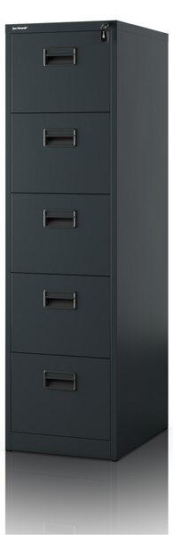 Szafa kartotekowa metalowa antracytowa: SARA V5, 460 x 1625,5 x 600 mm