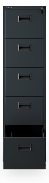 Szafa kartotekowa metalowa antracytowa: SARA V5, 460 x 1625,5 x 600 mm